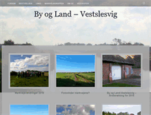 Tablet Screenshot of byogland-vestslesvig.dk